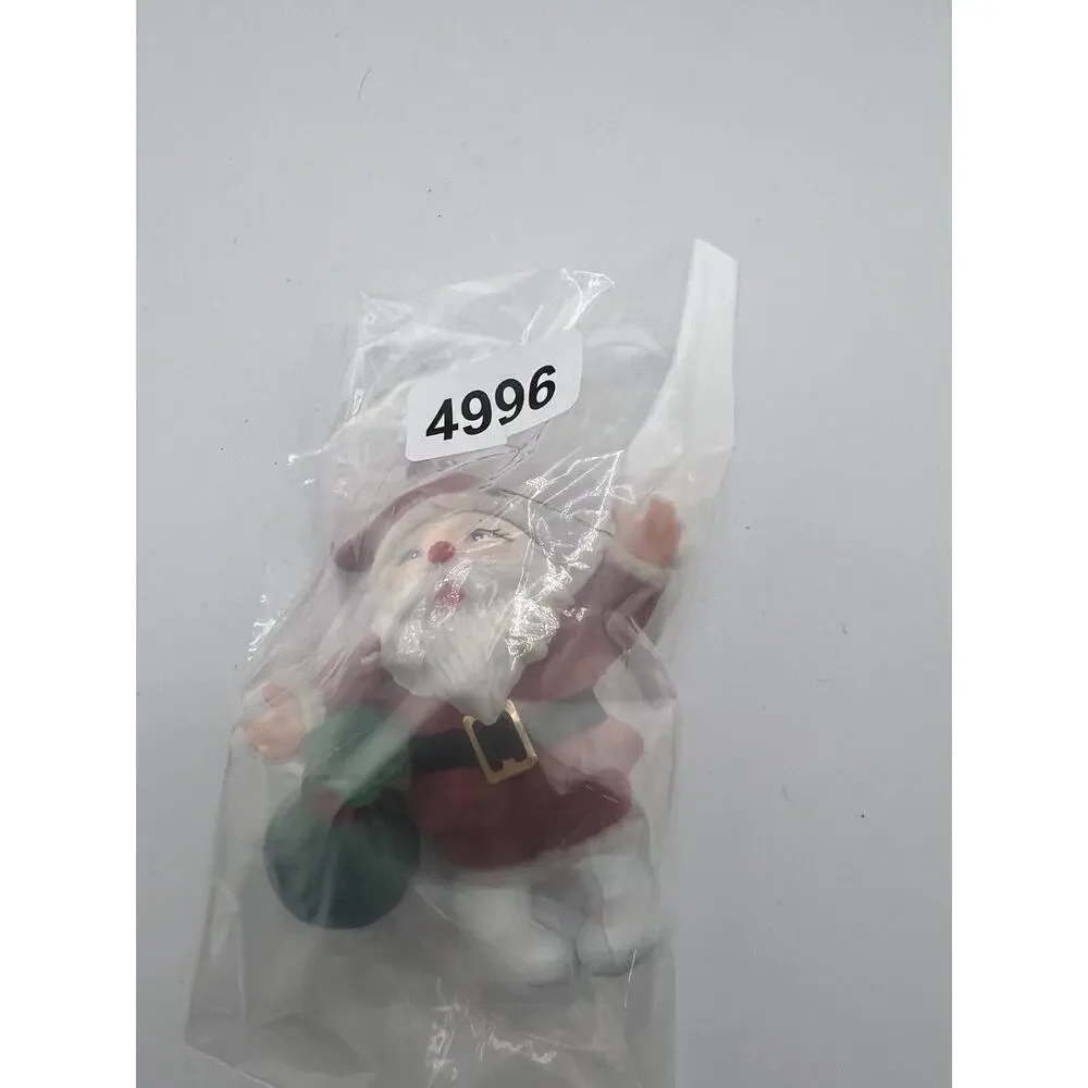 Vintage Home Decorative Happy Holidays Christmas Santa Claus with Potli Ornament